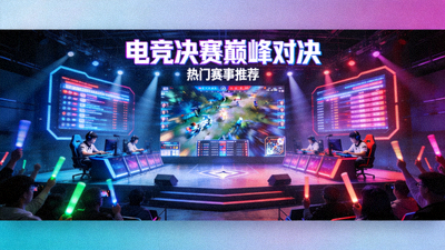 电竞赛事热门视频推荐封面 - 电竞决赛舞台盛况